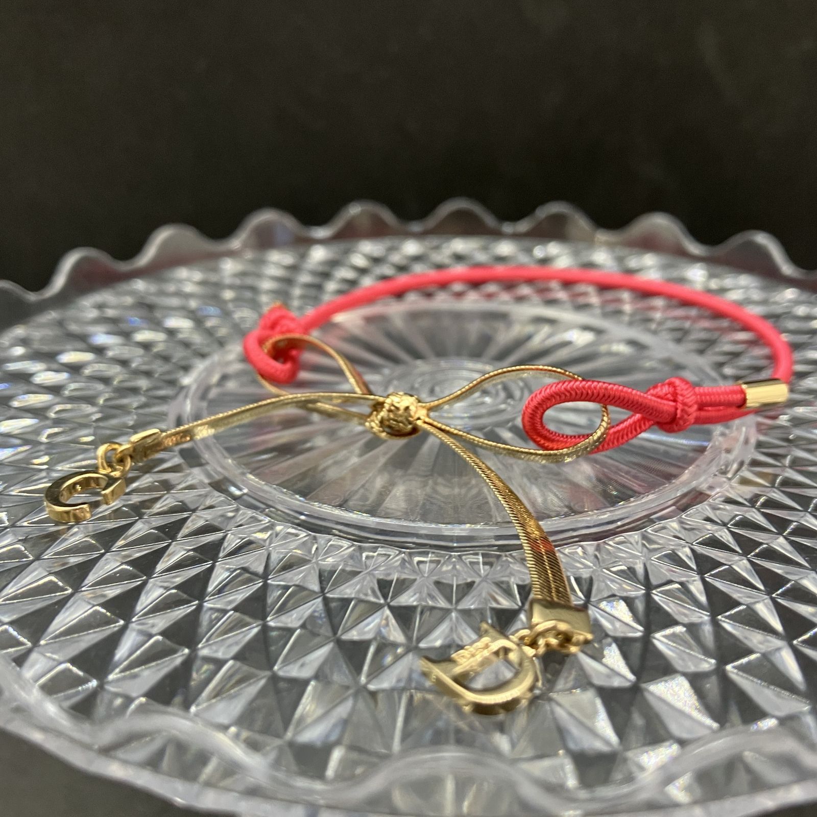 ✨美品✨Christian Dior ディオール ブレスレット リボンモチーフ 396