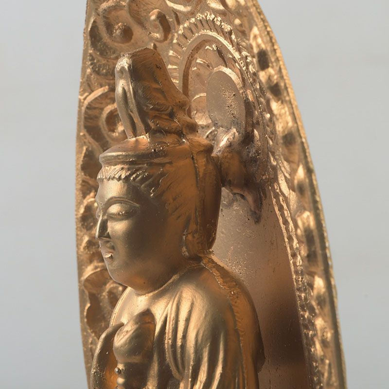 仏教美術 古銅鍍金 観音菩薩像 仏像 C S706 - メルカリ