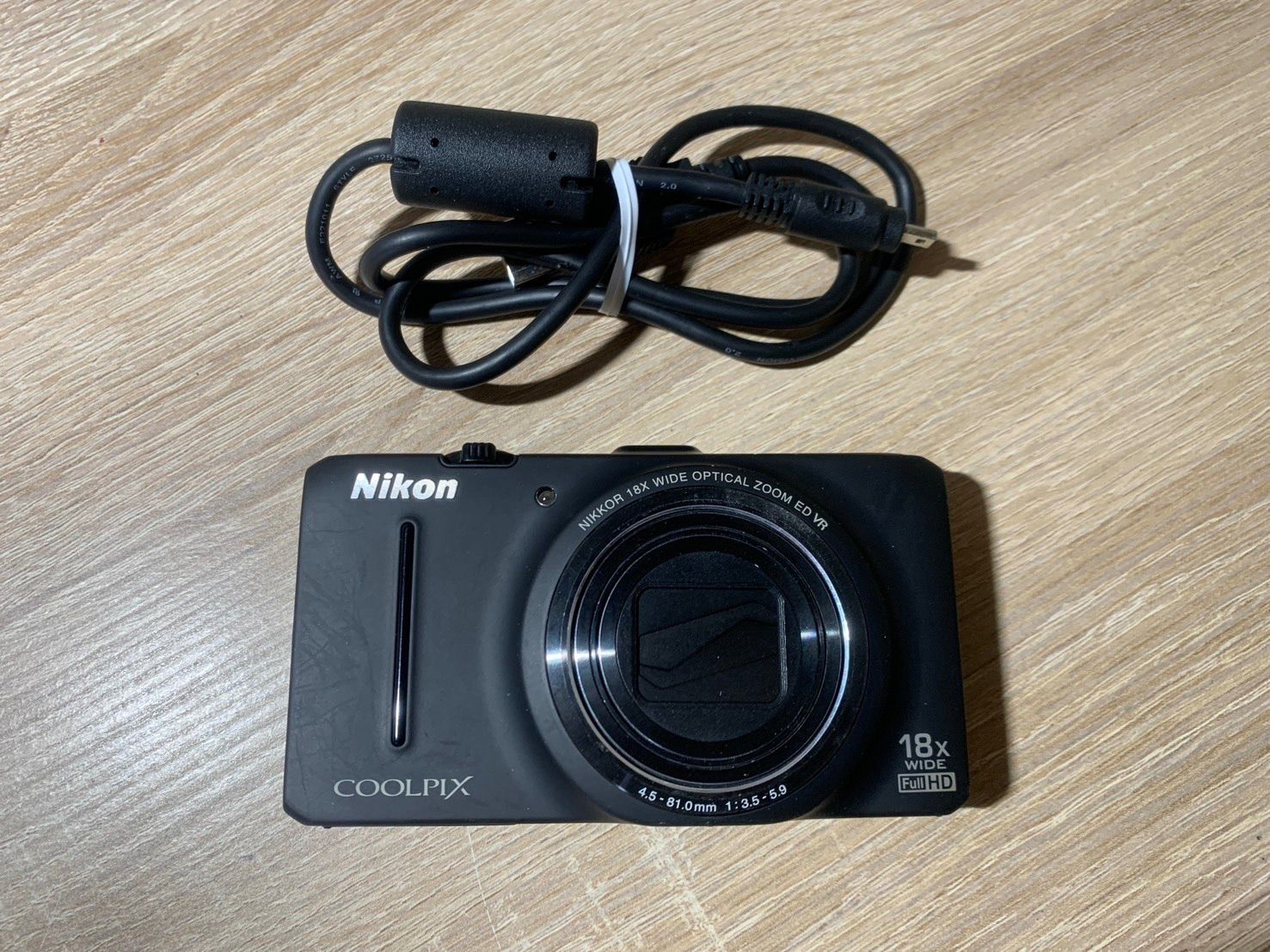 8465 Nikon COOLPIX S9300 ブラック デジカメ 動作確認済み - メルカリ