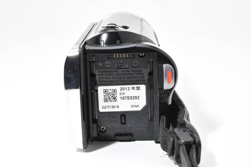 実用光学美品 箱あり】JVC Everio GZ-E180 黒 ブラック ビデオカメラ