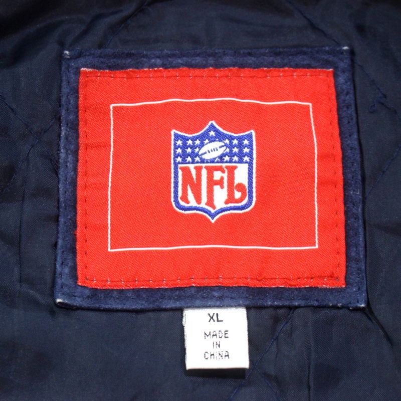 00s NFL NFL シカゴ・ベアーズ オールレザー スタジャン メンズ 表記XL