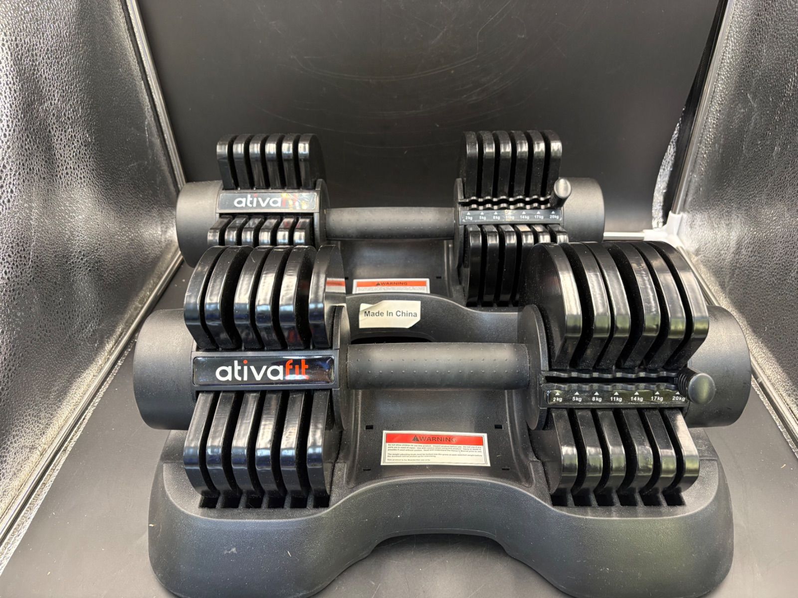 ATIVAFIT 可変式ダンベル 20kg ×2個セット - メルカリ