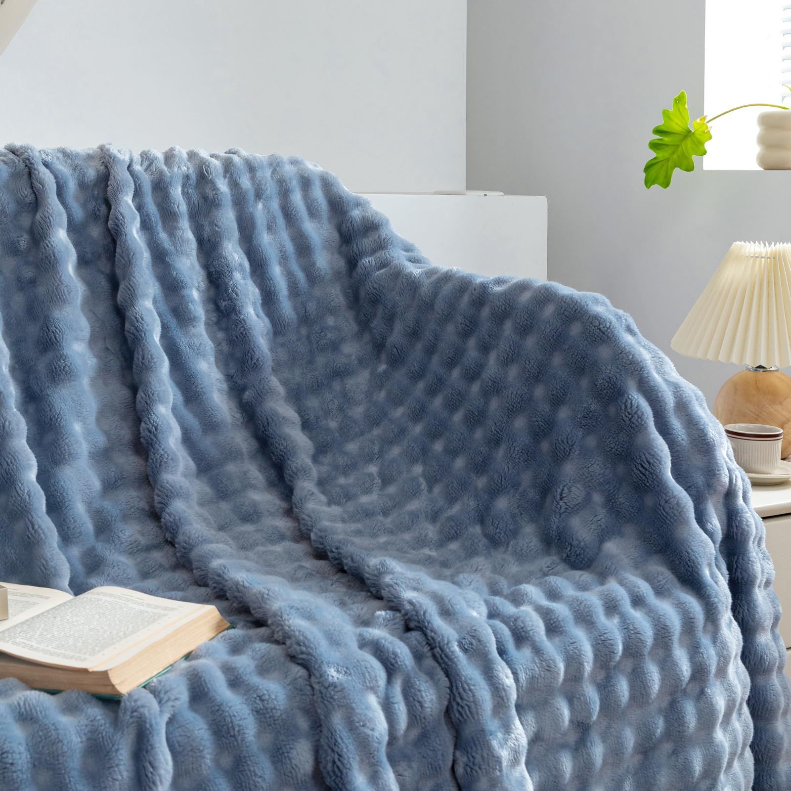 毛布 冬用 ラビットファー おしゃれ 膝掛け ふわとろ ブランケット