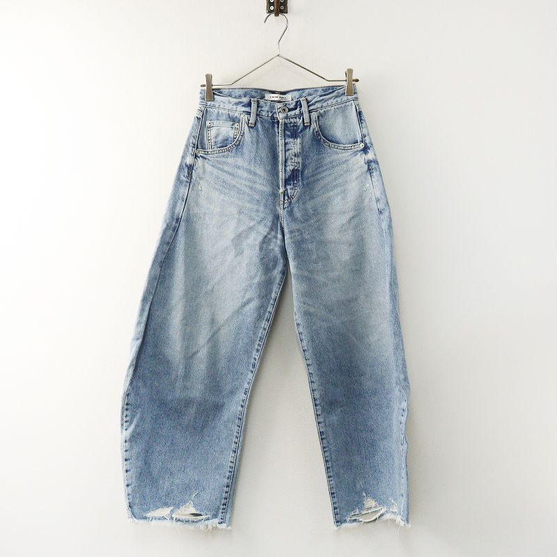 美品 定価3万 ウィムガゼット Whim Gazette ラインカーブDENIM 36