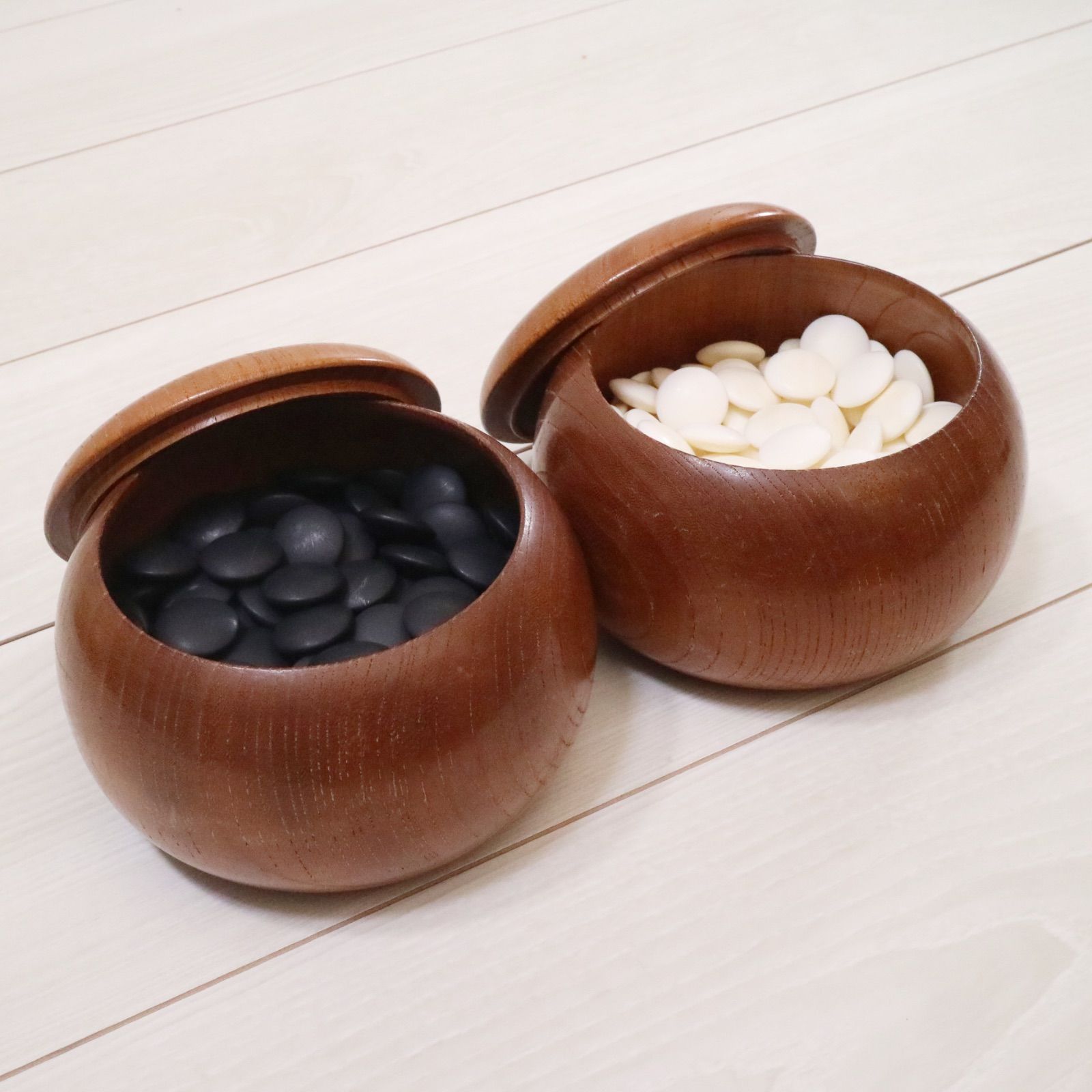 蛤碁石 蛤 はまぐり 30号 那智黒 碁笥付 囲碁 碁石 KEDANI - メルカリ