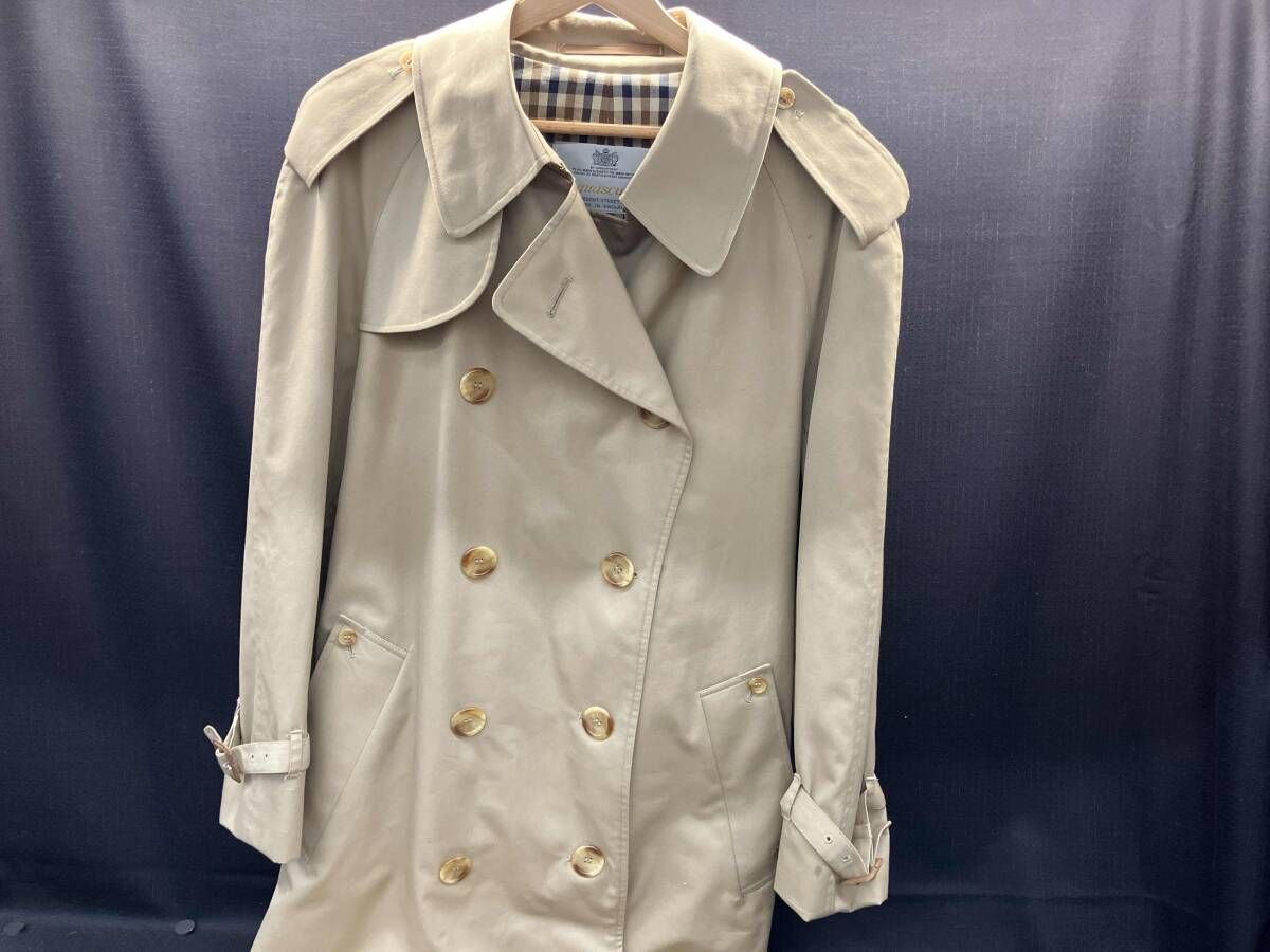 Aquascutum アクアスキュータム トレンチコート インポート ベージュ