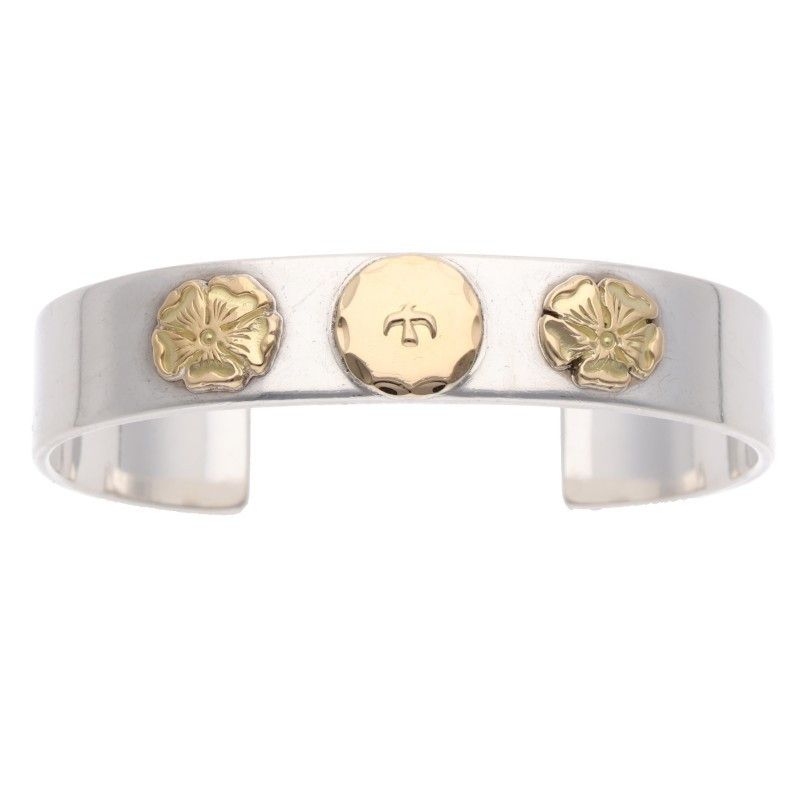 ゴローズ ダブルローズ付き平打ち S バングル メンズ - メルカリ