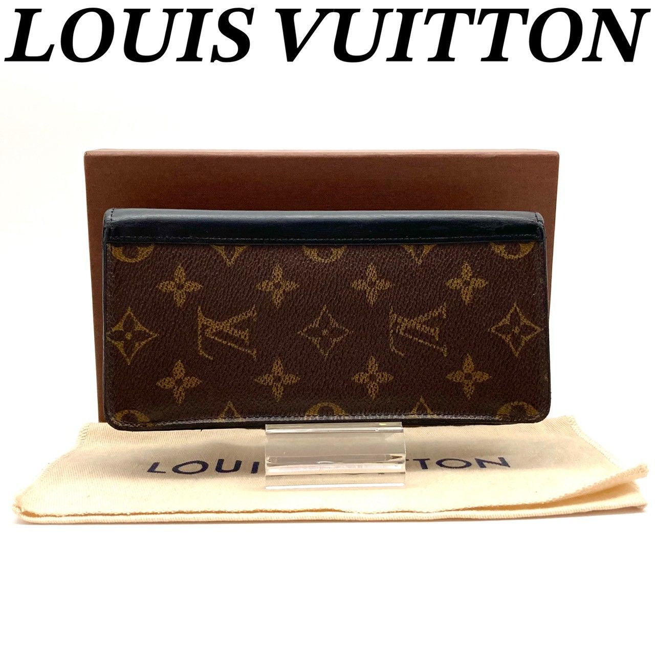 ルイヴィトン モノグラムマカサー ポルトフォイユタノン 長財布 Y80222