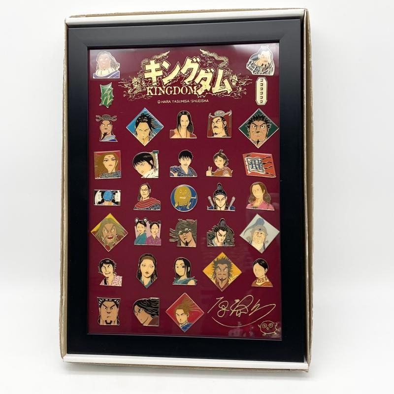 中古】開封 キングダム ピンズセット Mekke!＆ジャンプショップ限定