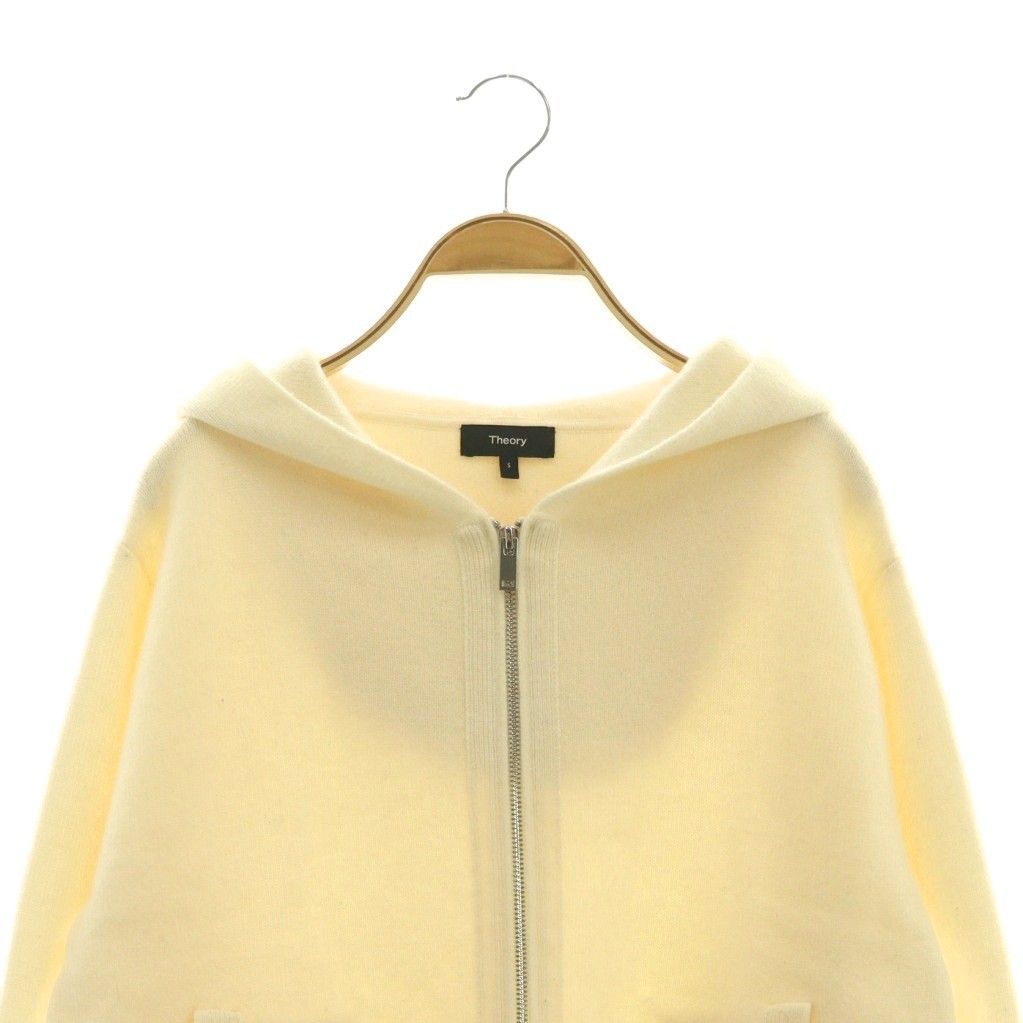 セオリー Theory LANA CASH VARSITY HOODIE フーディー ニットパーカー