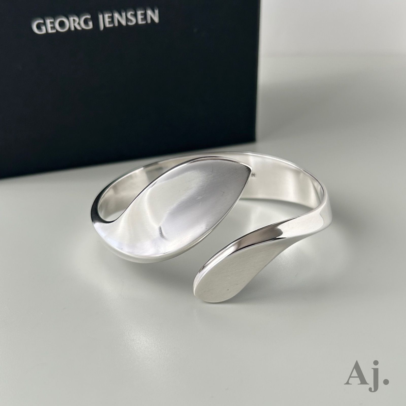 使用感有】 ジョージジェンセン バングル ブレスレット AG925 Georg