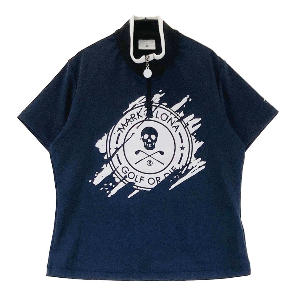 サイズ：40 MARK&LONA マークアンドロナ ハーフジップ半袖Tシャツ