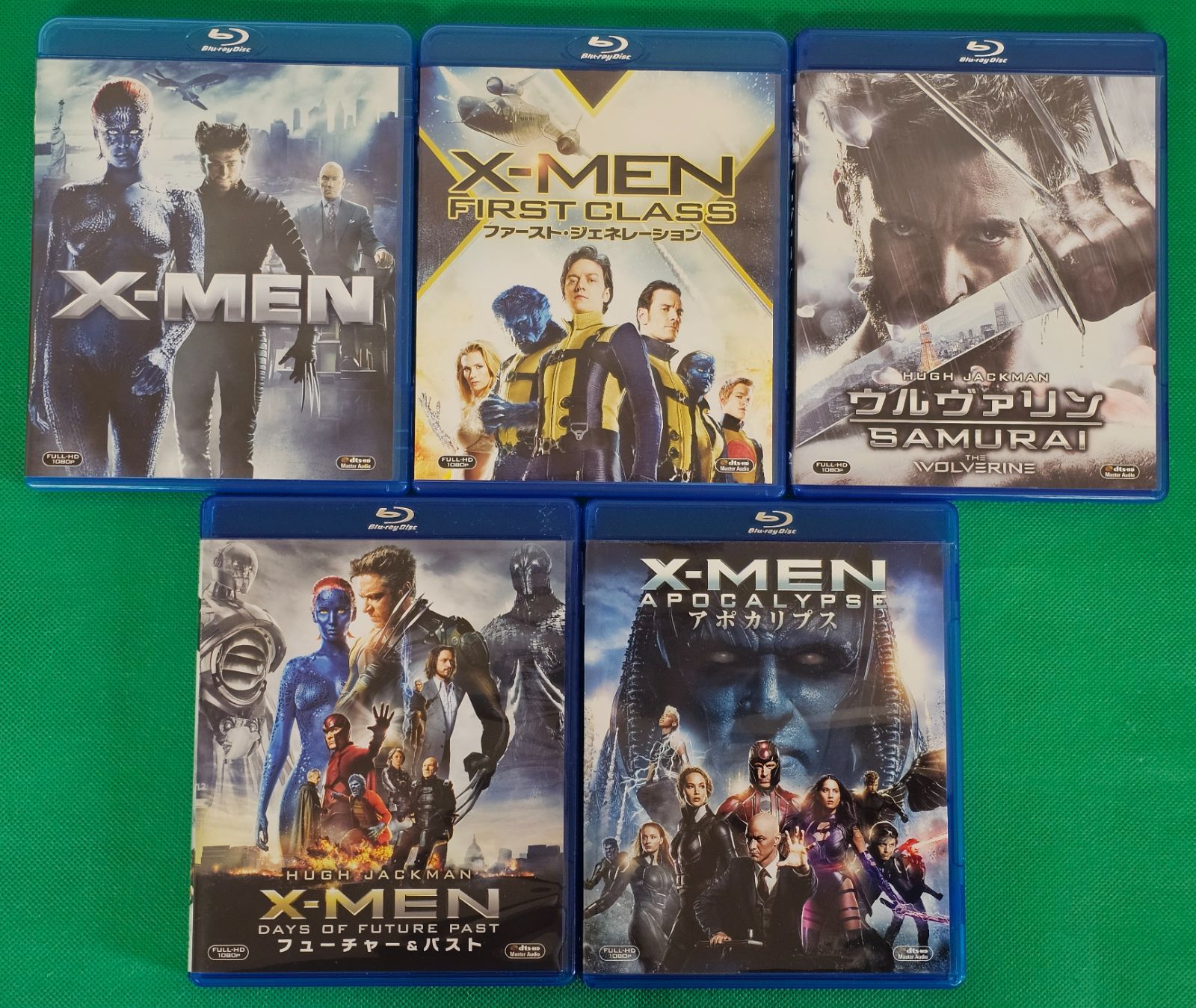 W7-48】◇X-MENシリーズ ブルーレイ まとめ売り 5点セット BD5枚組