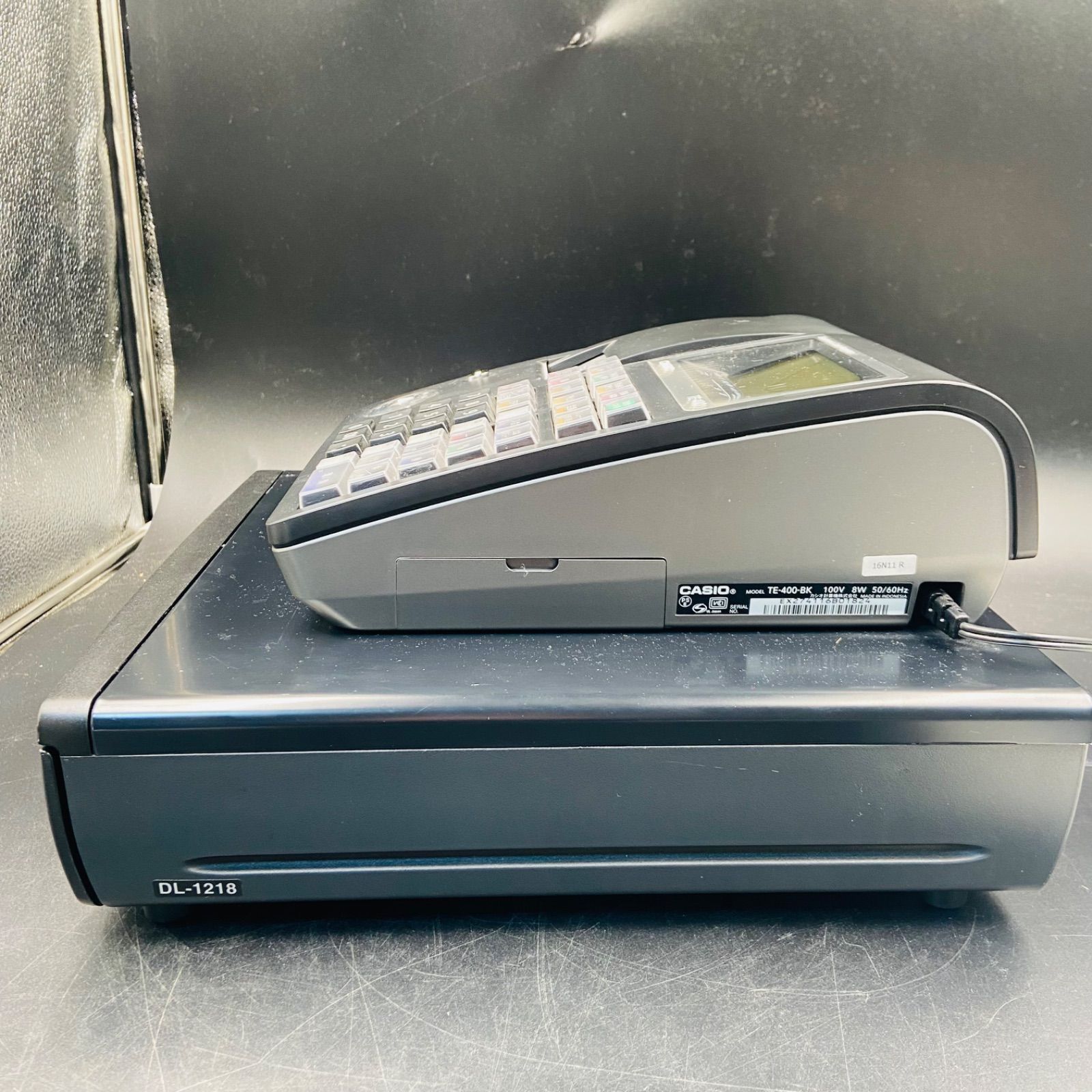 CASIO TE-400 電子レジスター インボイス ロール ケーブル 鍵 セット