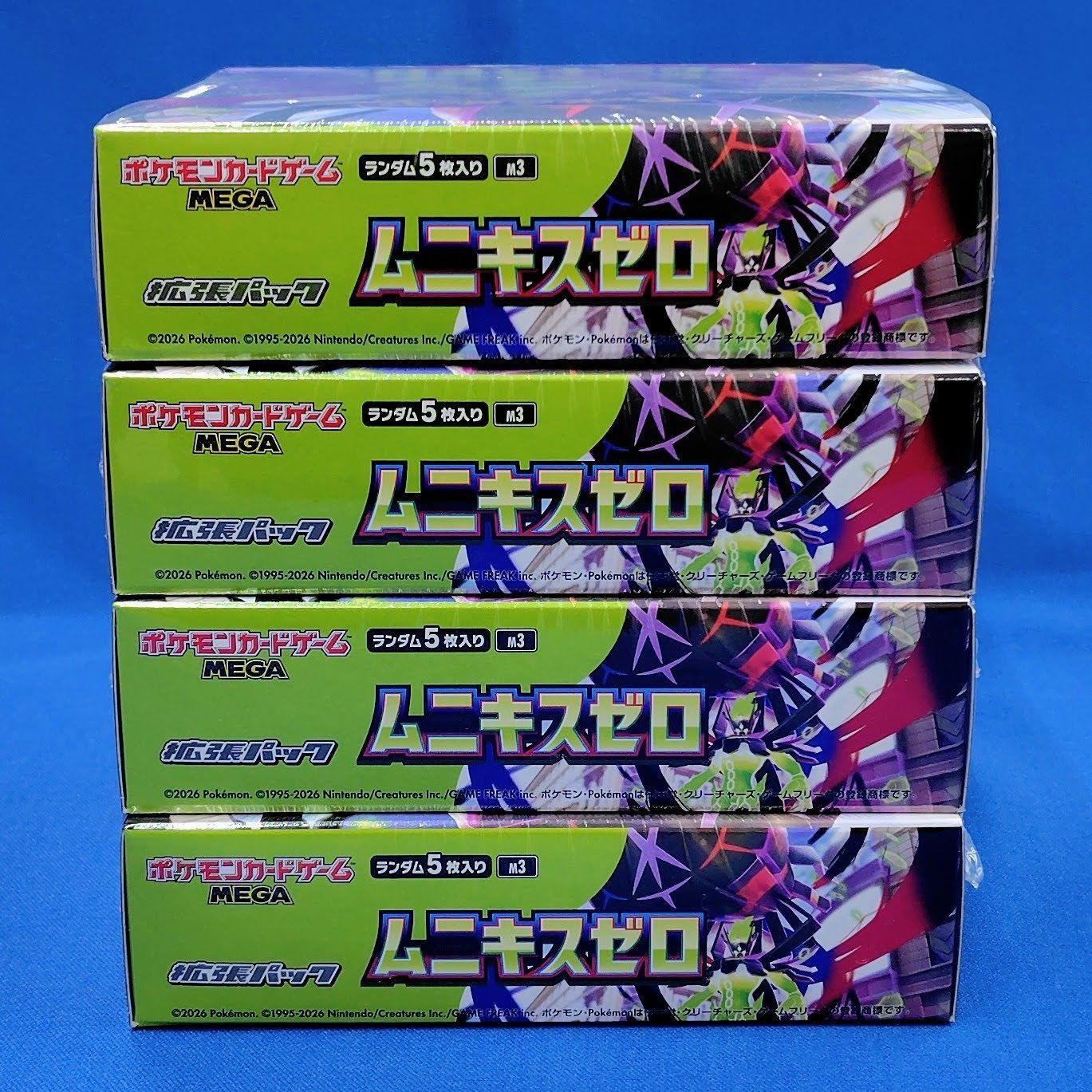 ムニキスゼロ 4BOXセット ポケモンカードMEGAメガ 拡張パック