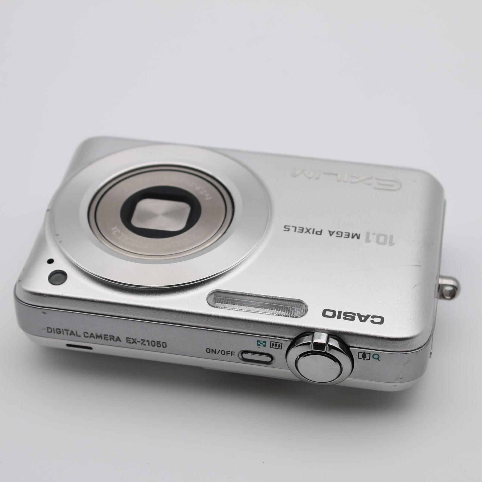 極上品】 CASIO EXILIM EX-Z1050 シルバー ZOOM デジタルカメラ