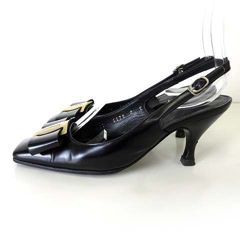 サルヴァトーレフェラガモ Salvatore Ferragamo パンプス バック