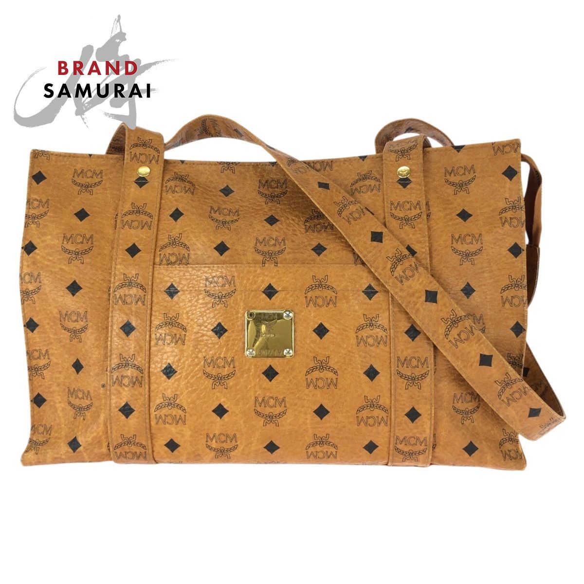 MCM エム シー エム ヴィンテージ ヴィセトス ブラウン キャメル