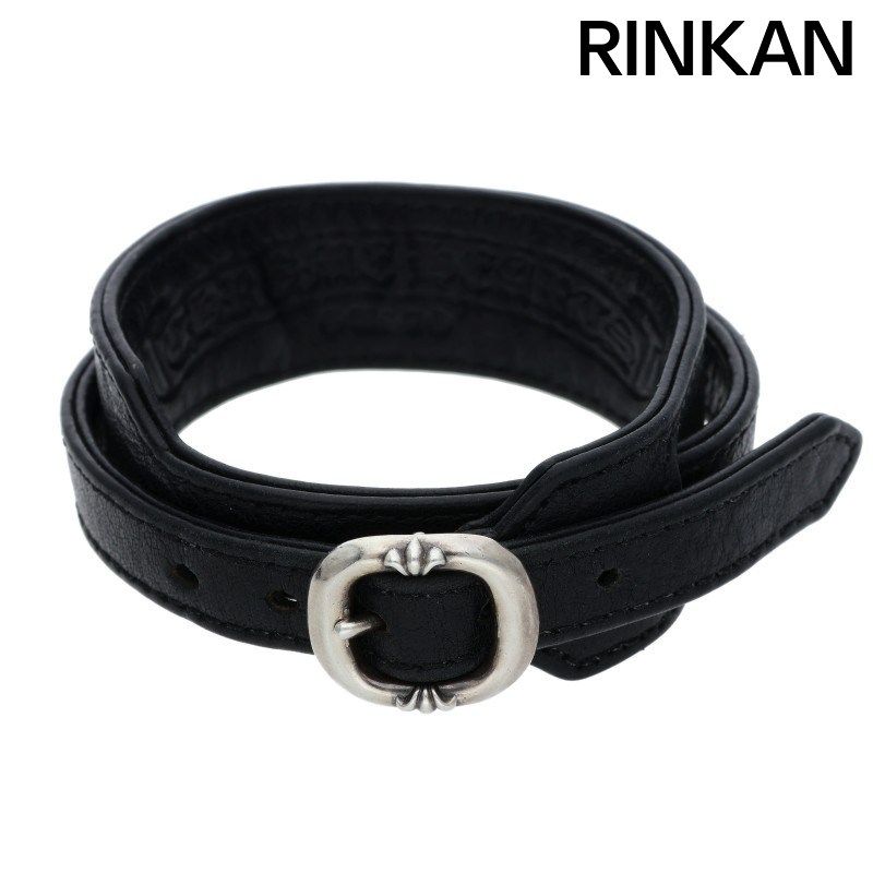 クロムハーツ RR TINY BUCKLE/ロックンロール レザーブレスレット