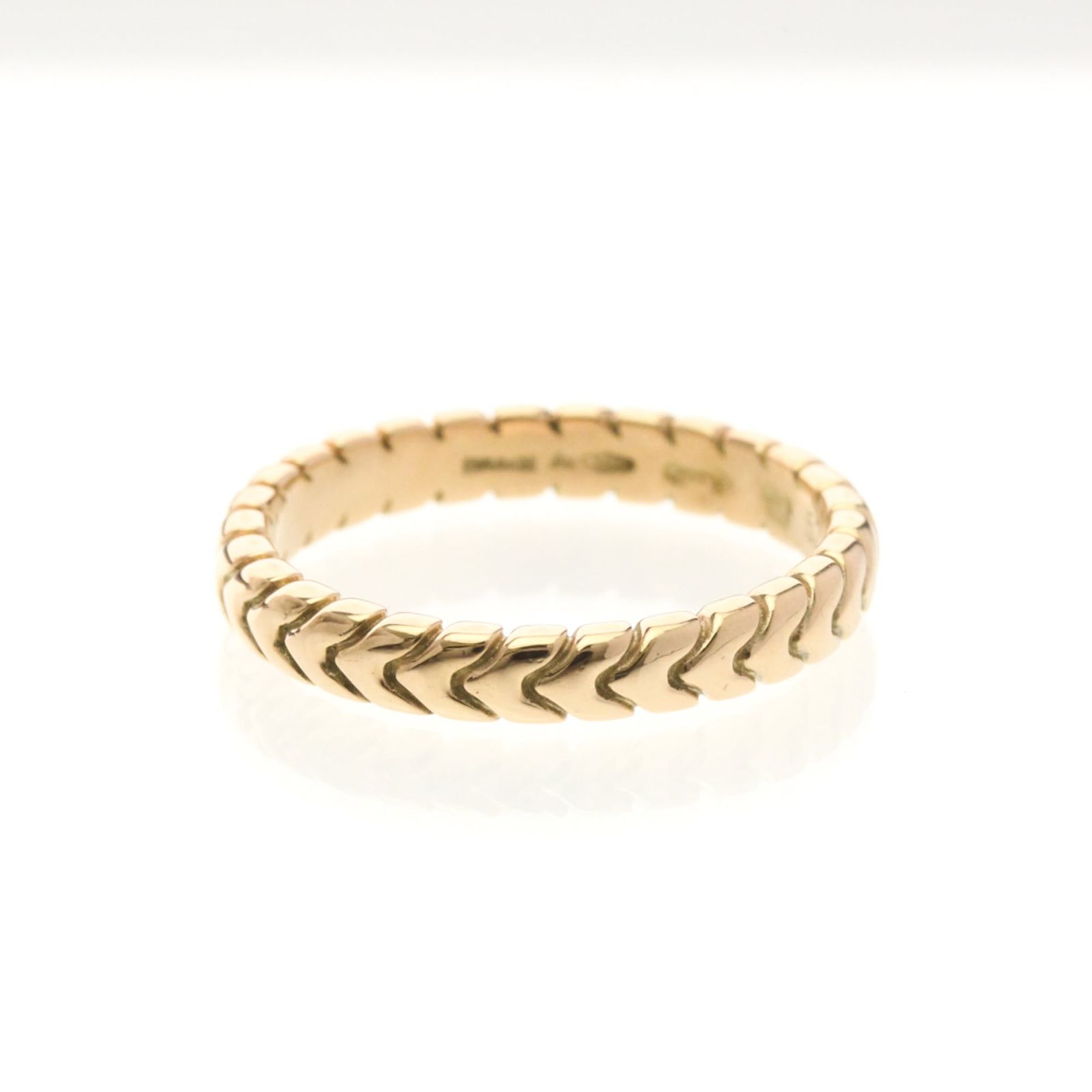 ブルガリ(Bvlgari) スピガ リング K18ピンクゴールド(K18PG