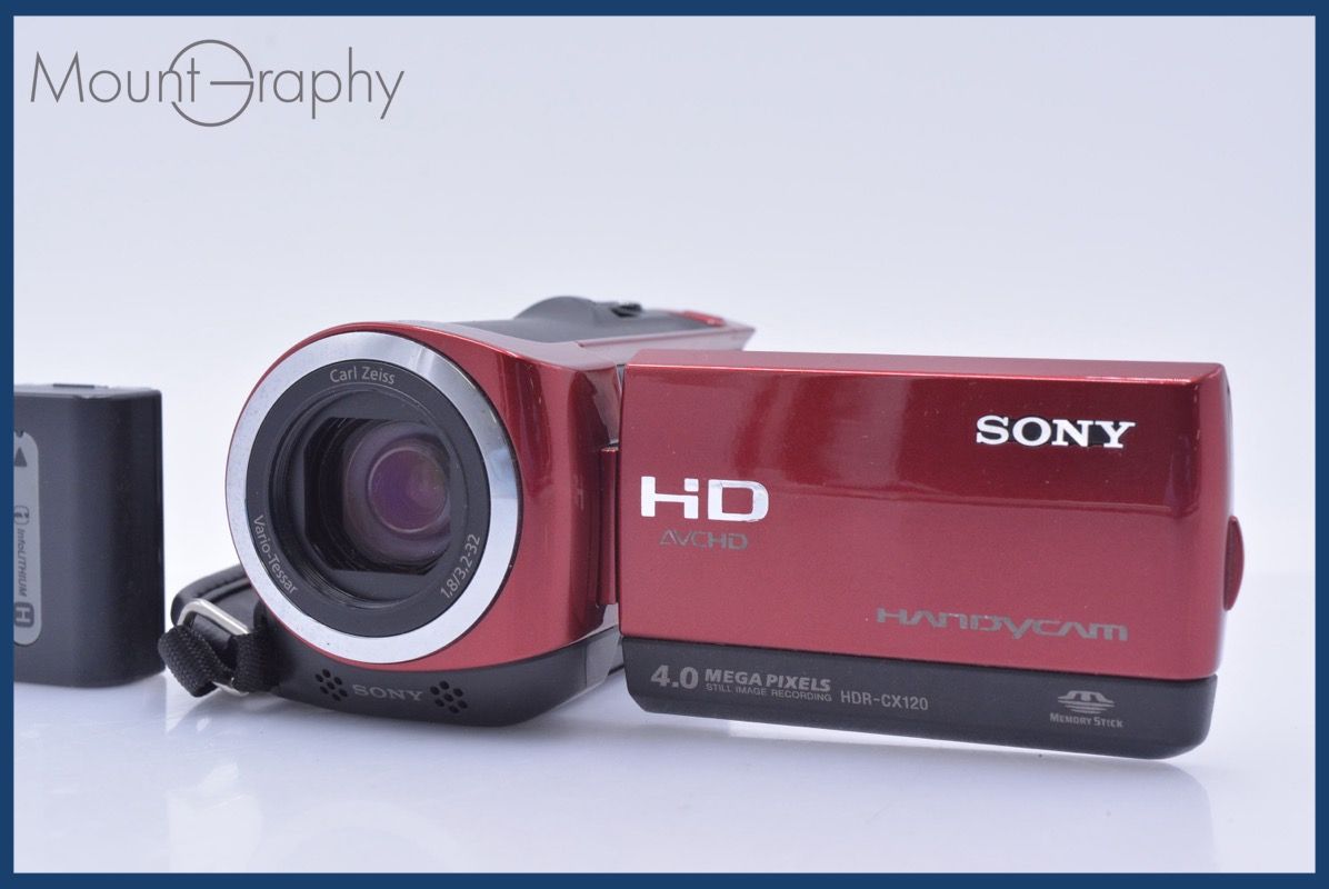 動作保証】 ソニー SONY HANDYCAM HDR-CX120 10x バッテリー付属 同梱