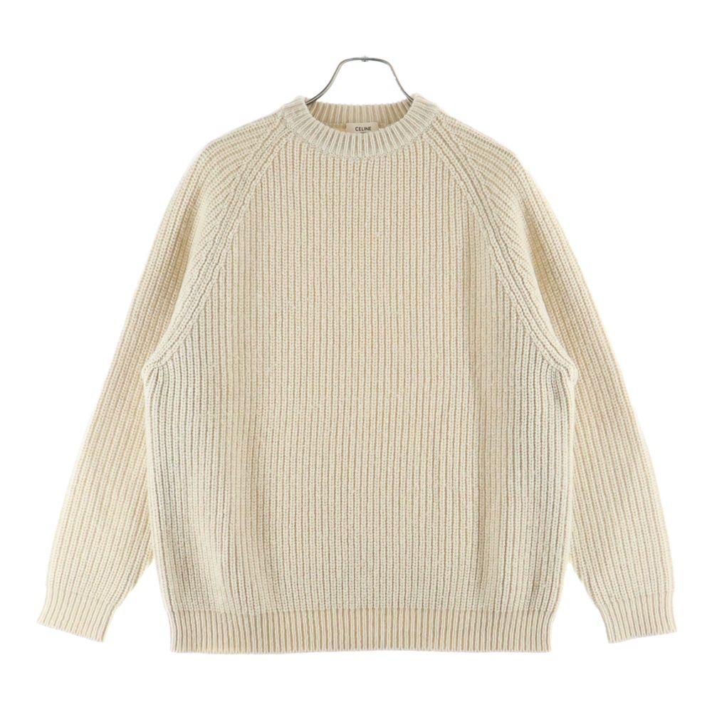 CELINE (セリーヌ) カシミヤ ハイゲージ クルーネック ニット セーター