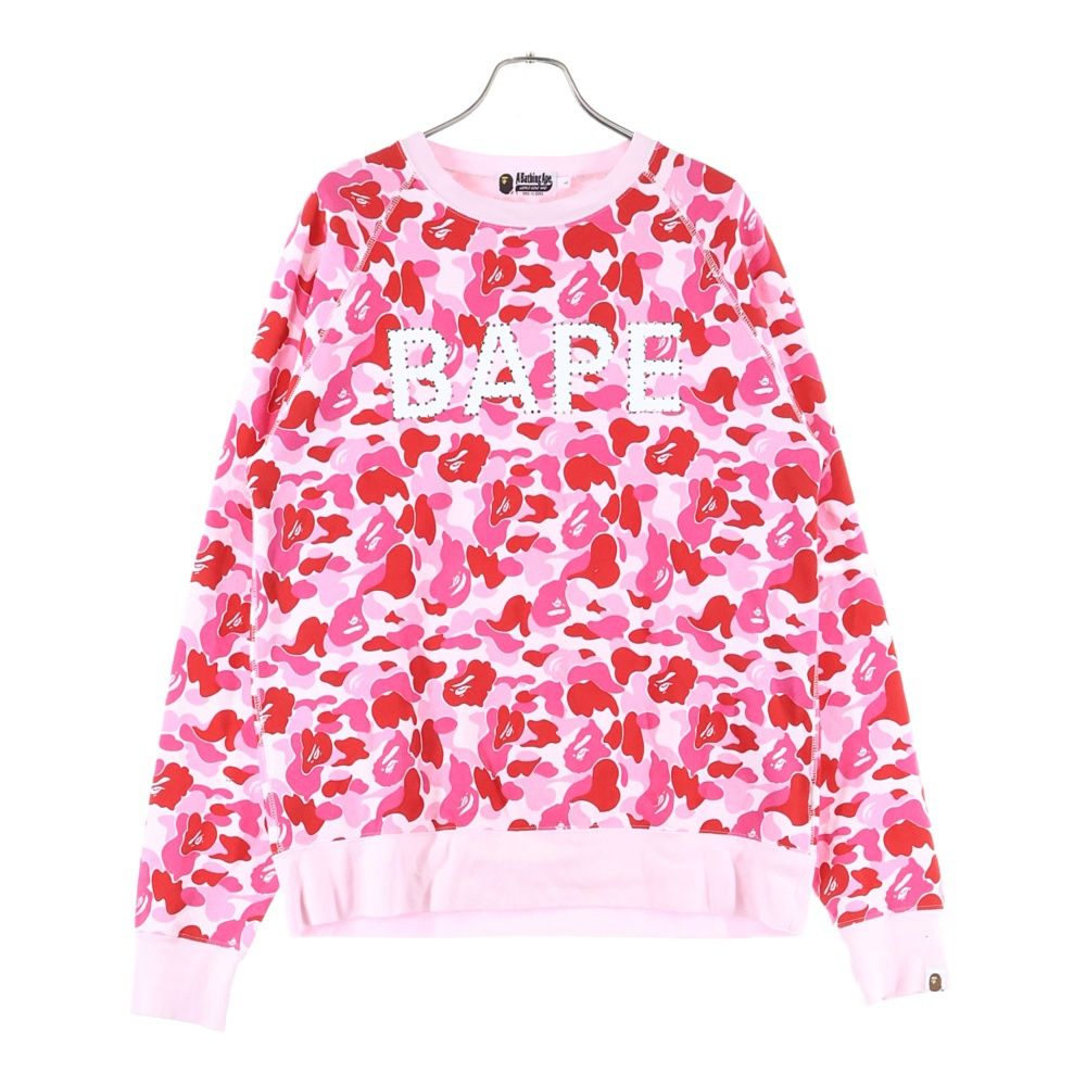 A BATHING APE (アベイシングエイプ) ABC CAMO CRYSTAL STONE CREWNECK