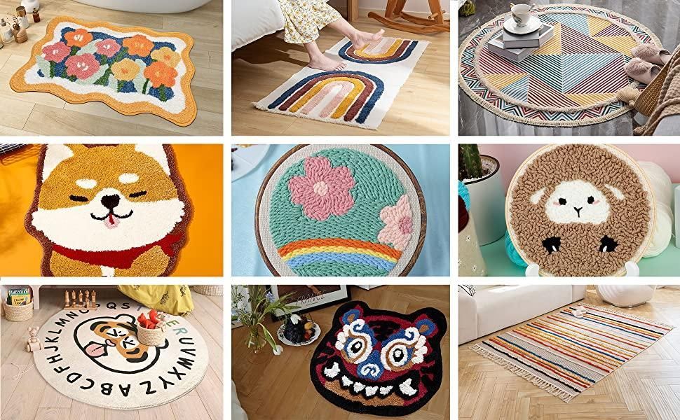 匿名配送】タフティングクロス（タフティングラグ用基布） 1m✕1m