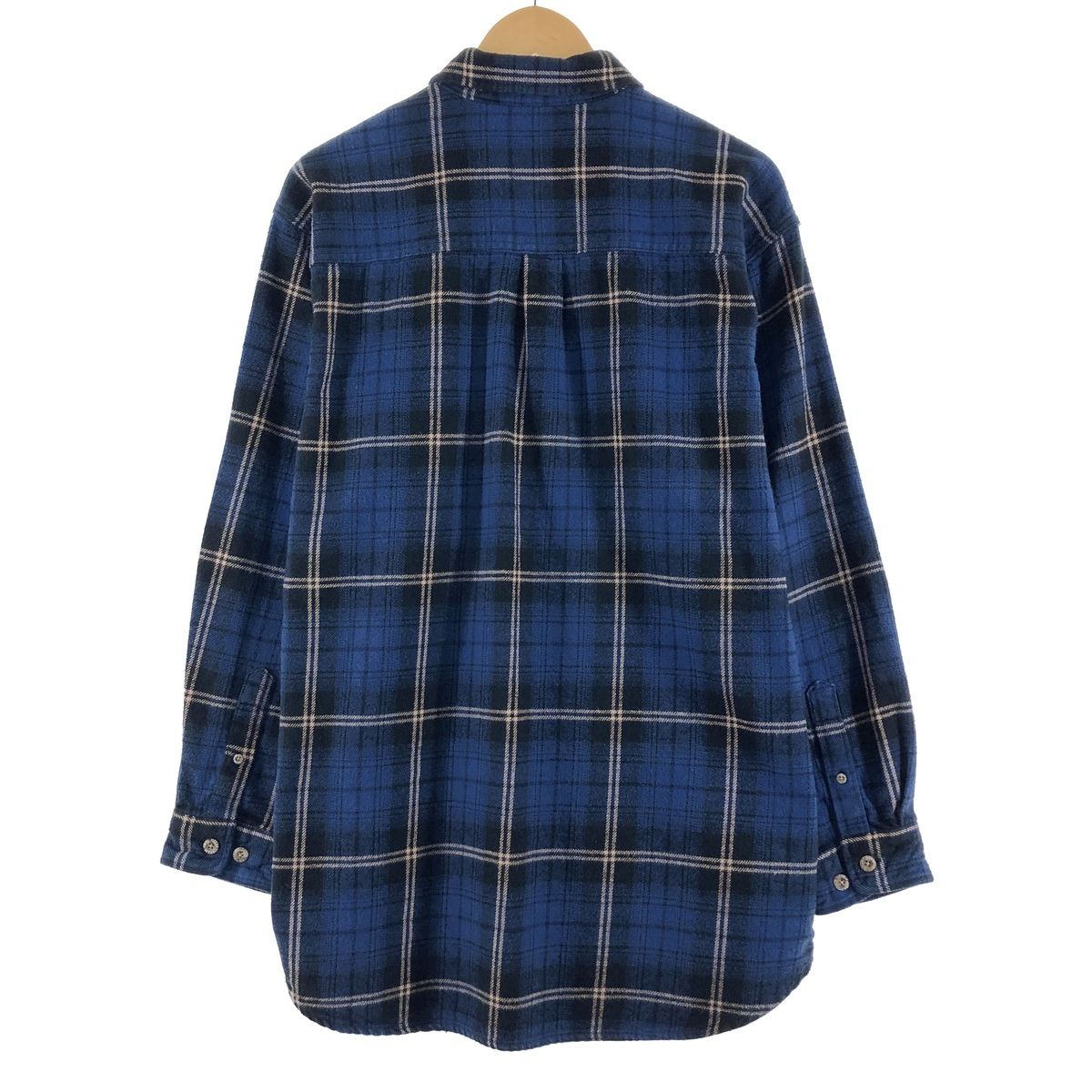 古着 90年代 FIELD&STREAM 長袖 チェック柄 フランネルシャツ メンズXL