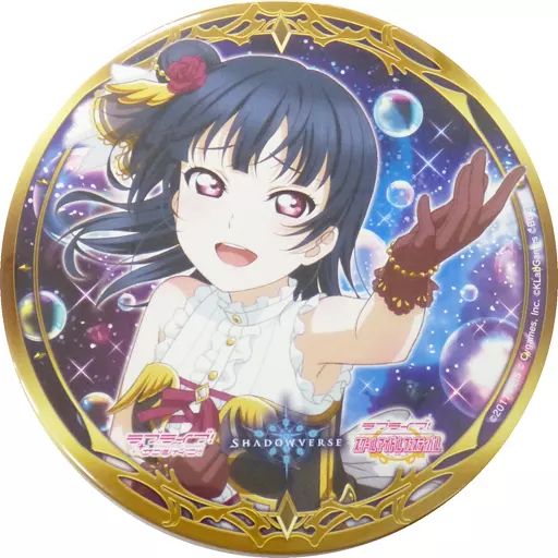 中古】バッジ・ピンズ(キャラクター) 津島善子 BIG缶バッジ 「ラブ