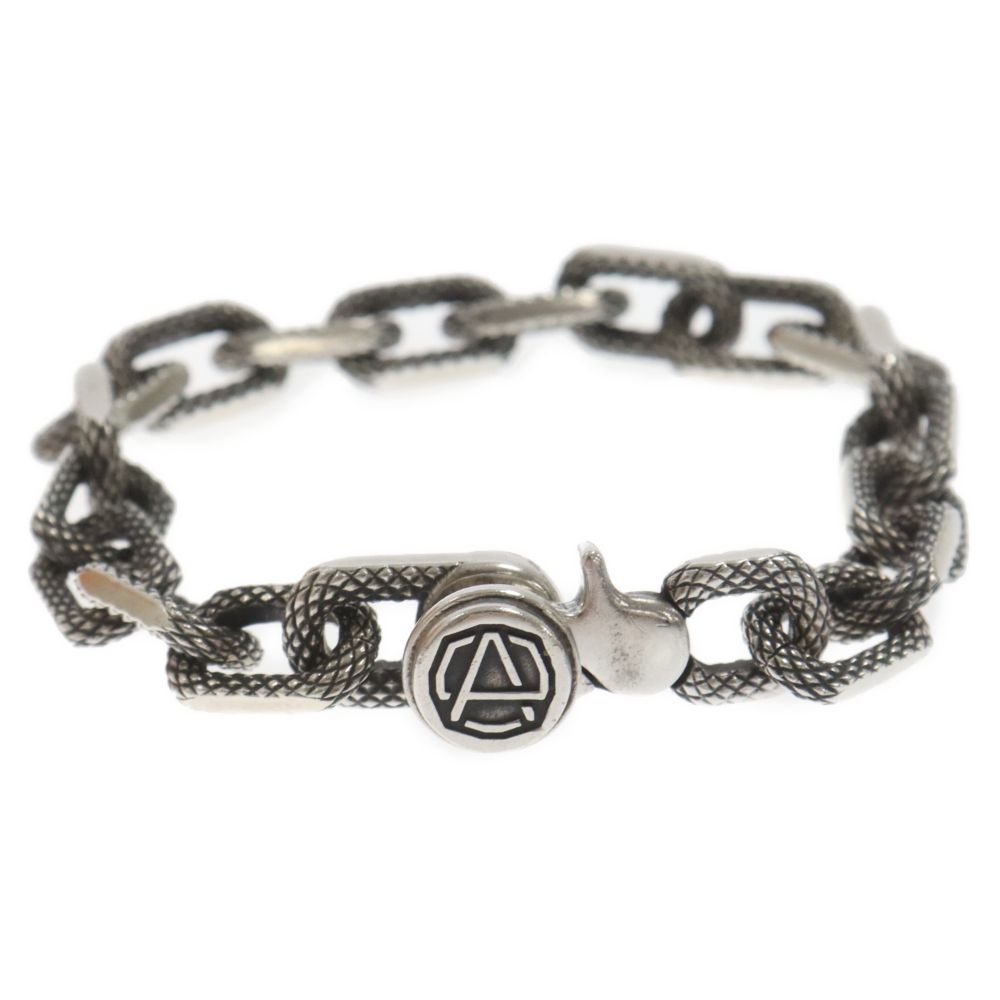 AMBUSH (アンブッシュ) AMBLEM TEXTURED CHAIN BRACELET アンブレム