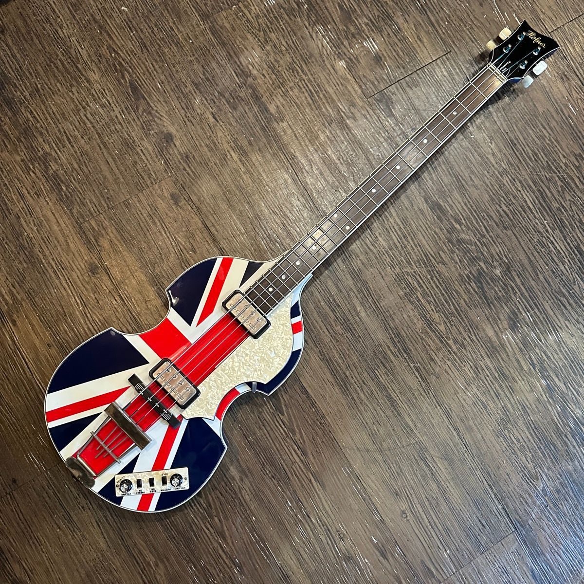 Hofner Limited HCT 500/1 Union Flag Electric Bass エレキベース