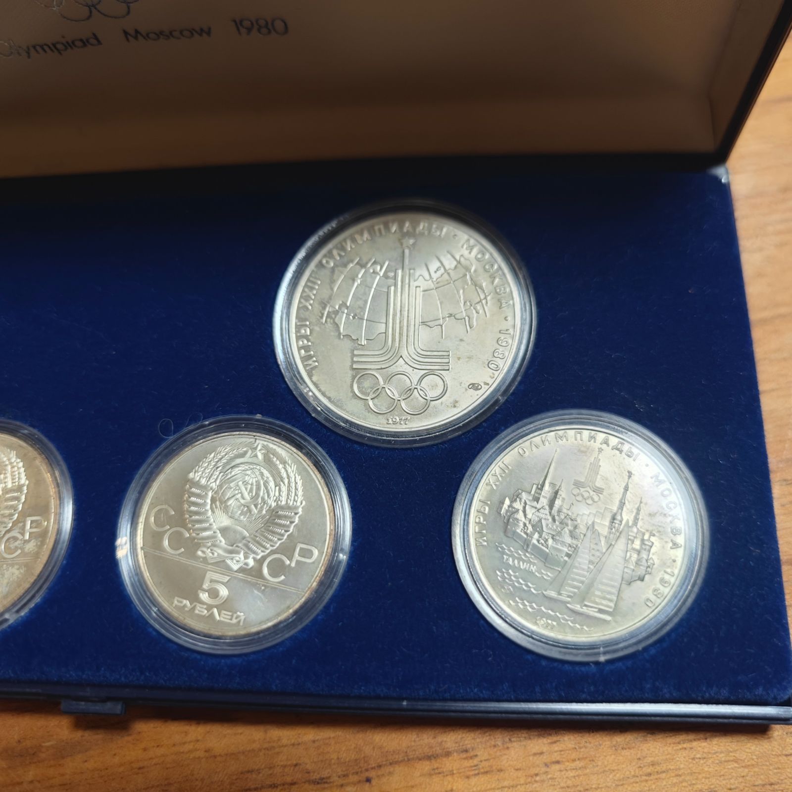 モスクワ オリンピック 銀貨 5枚セット - メルカリ