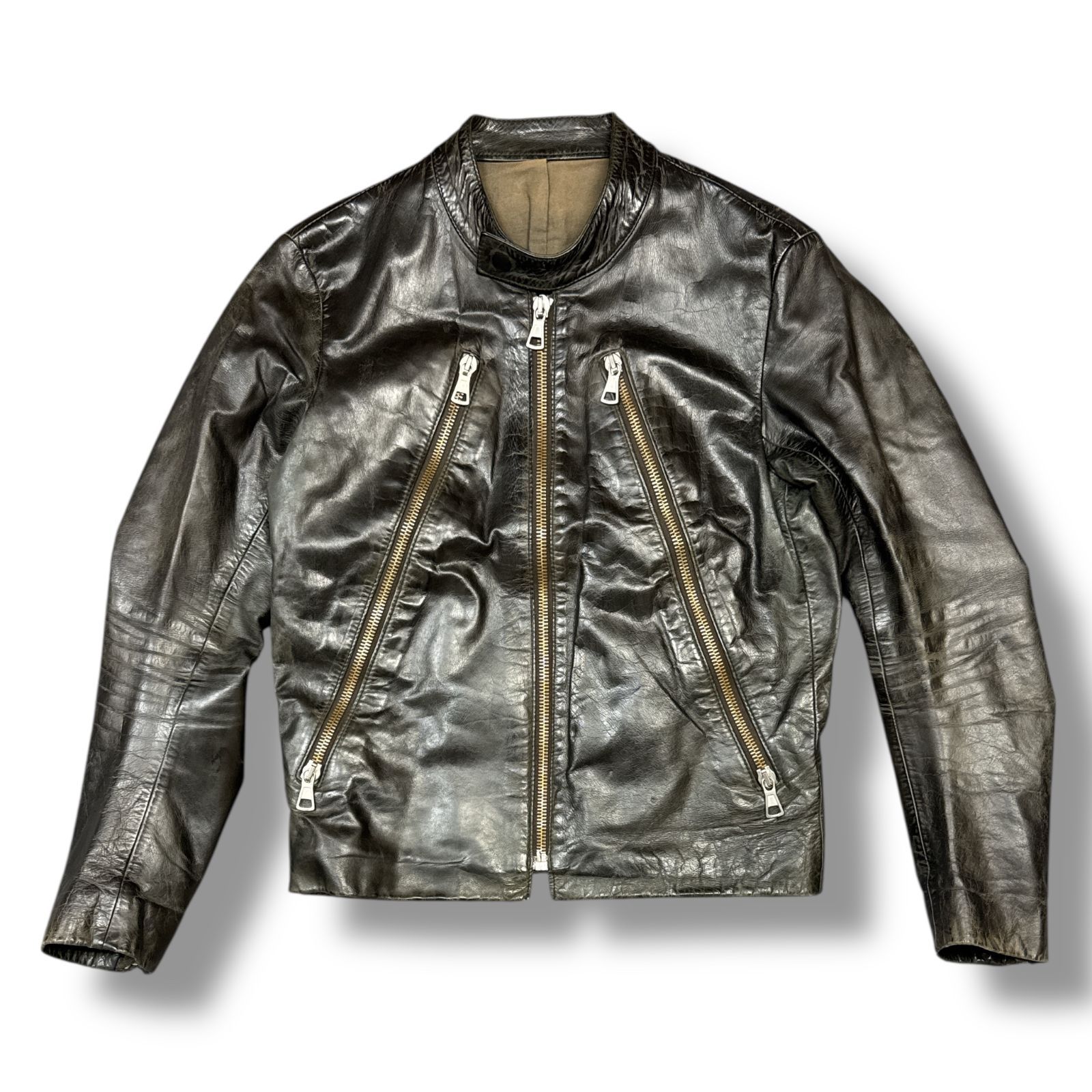 Maison Martin Margiela 01AW 初期 八の字ライダース レザージャケット
