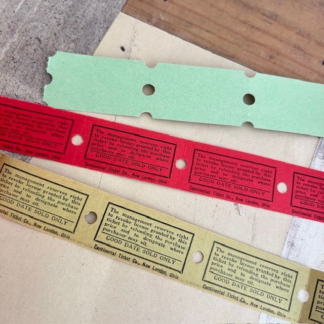 374・R-990 ビンテージ遊園地チケット 3種 計60枚 スケートリンク