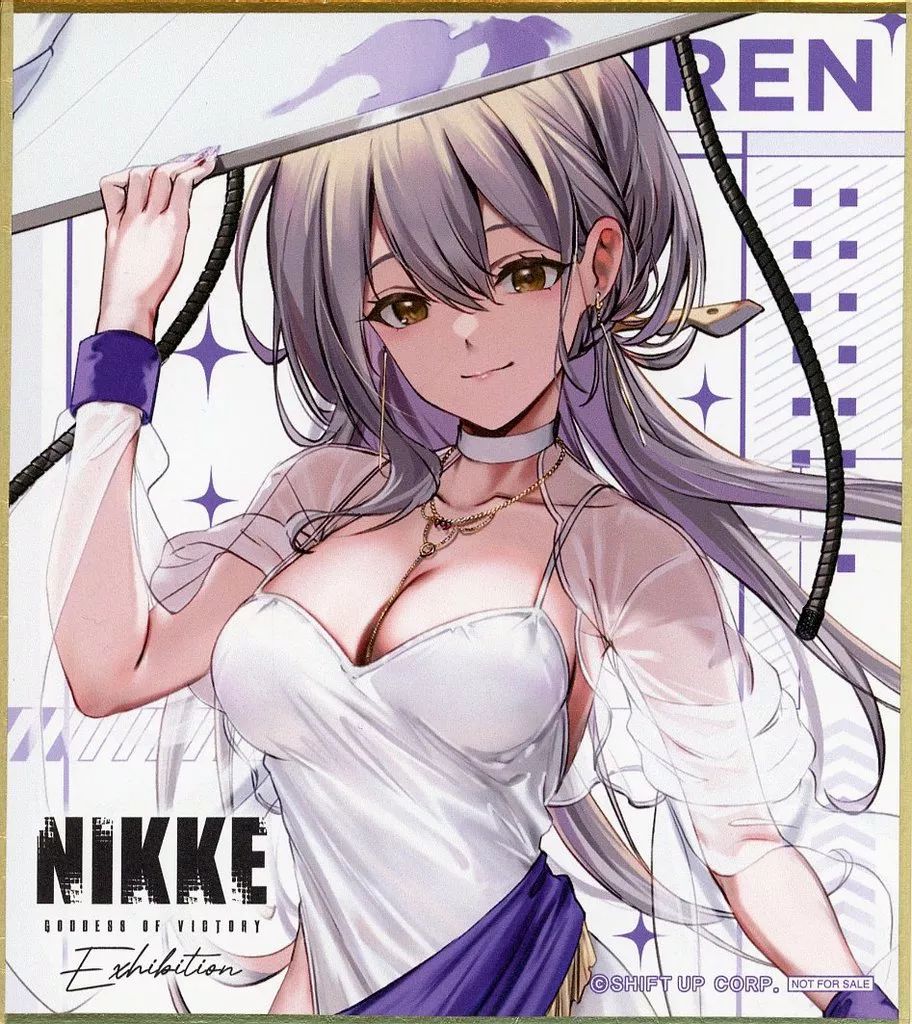 中古】紙製品 紅蓮 ミニ色紙 「勝利の女神：NIKKE Exhibition」 入場