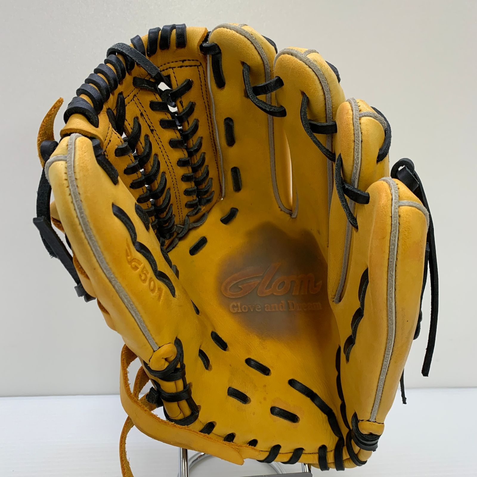 グロム 軟式 大人 一般 内野手用 グローブ グラブ 右投げ 501 中古品