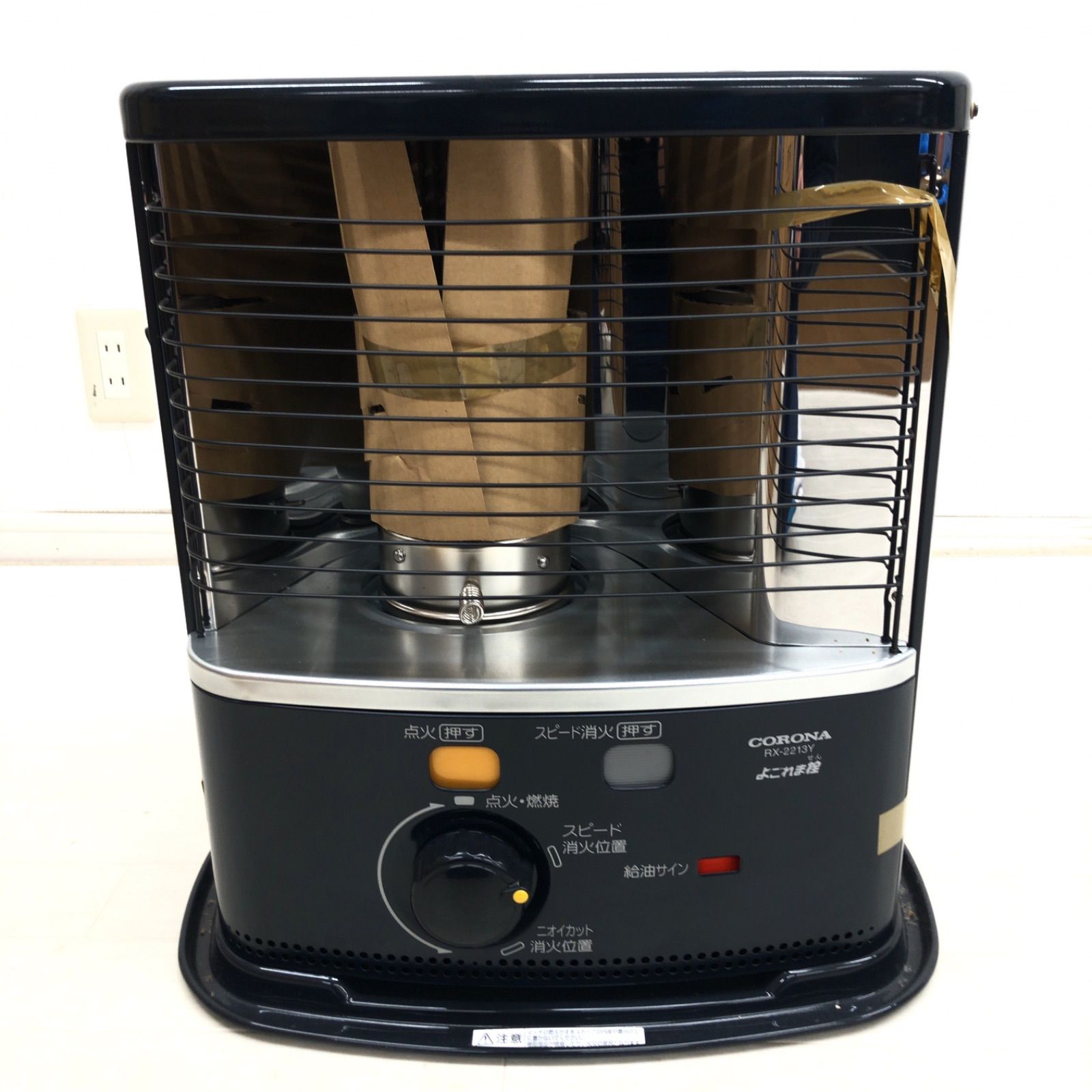 未使用 CORONA コロナ RX-2213Y-HDD 自然通気形開放式石油ストーブ 3.7