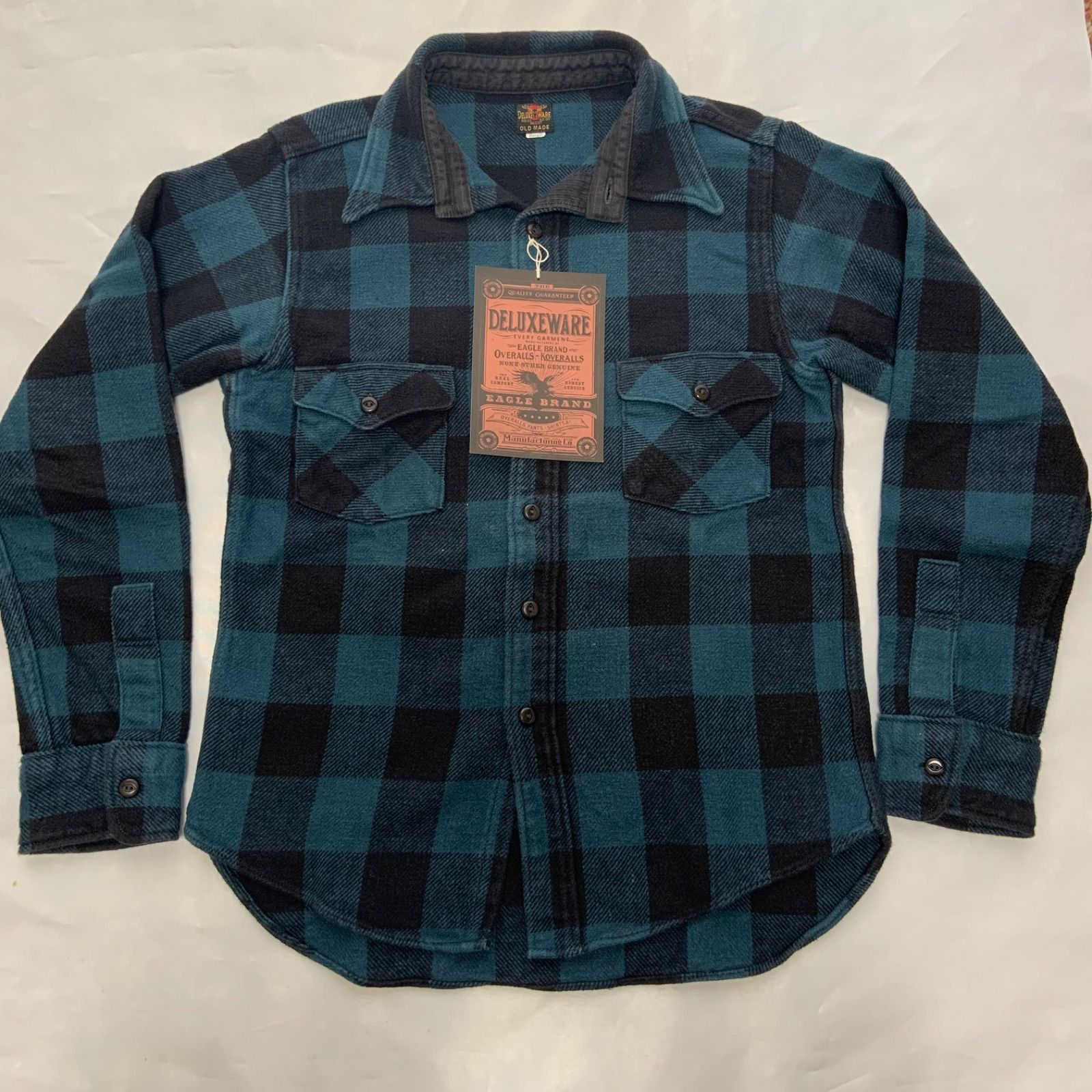 Lサイズ デラックスウエア デラックスウェア ネルシャツ サイズS