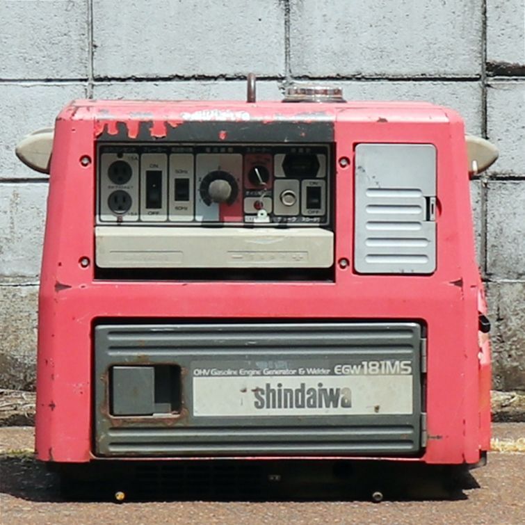 新潟発 引取限定 新ダイワ 溶接発電機 EGW181MS ウェルダー