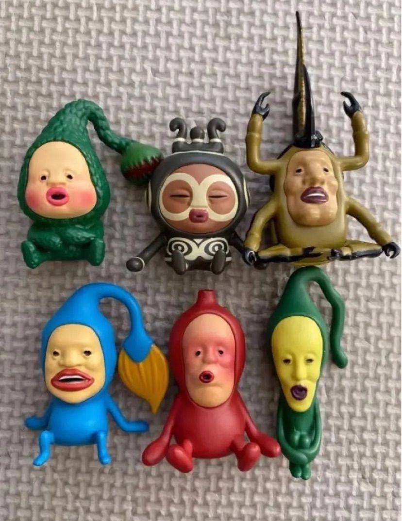 3個セット】 こびとづかん おすわりマスコット 2 ガシャポン