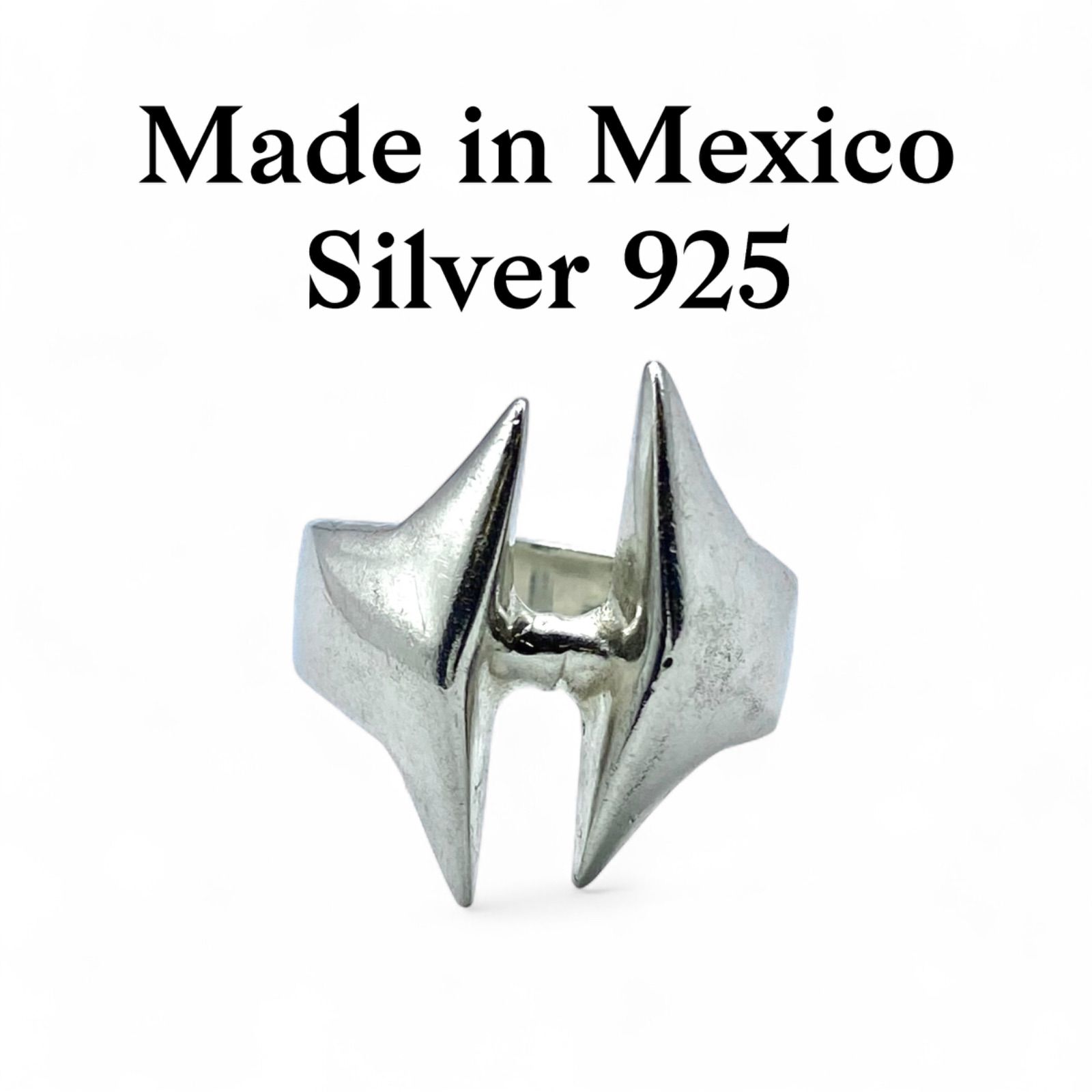 一点もの】MEXICO メキシコ Silver 925 刻印 00s Vintage Design Ring
