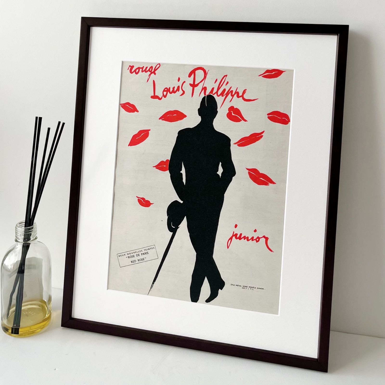 1955 広告＞Rene Gruau ルネ グリュオ Louis Philippe ポスター