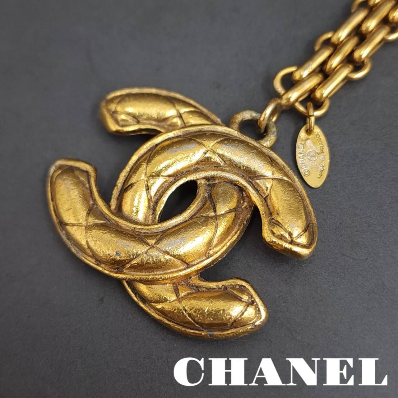 最終価格】CHANEL シャネル キーホルダー ココマーク マトラッセ