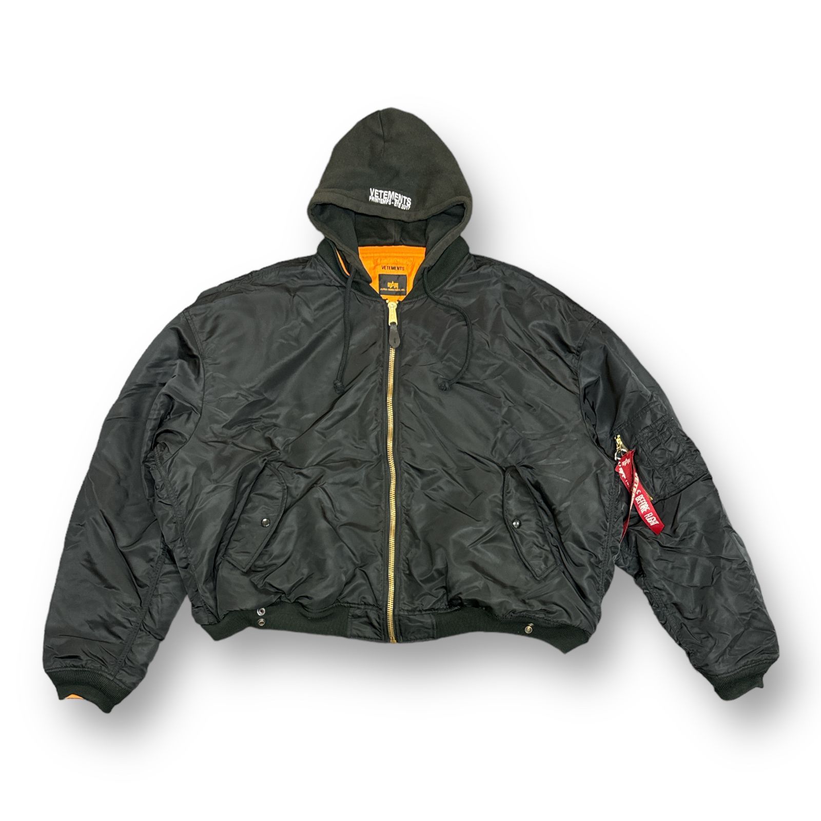 VETEMENTS × ALPHAINDUSTRIES 17SS リバーシブルオーバーサイズMA-1