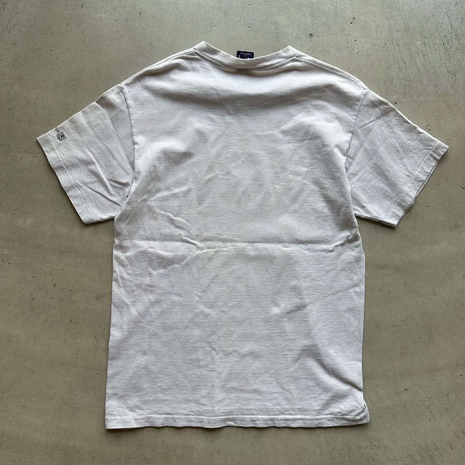 80s-90s stussy 白タグドラゴンプリント レア good design 面 シングル