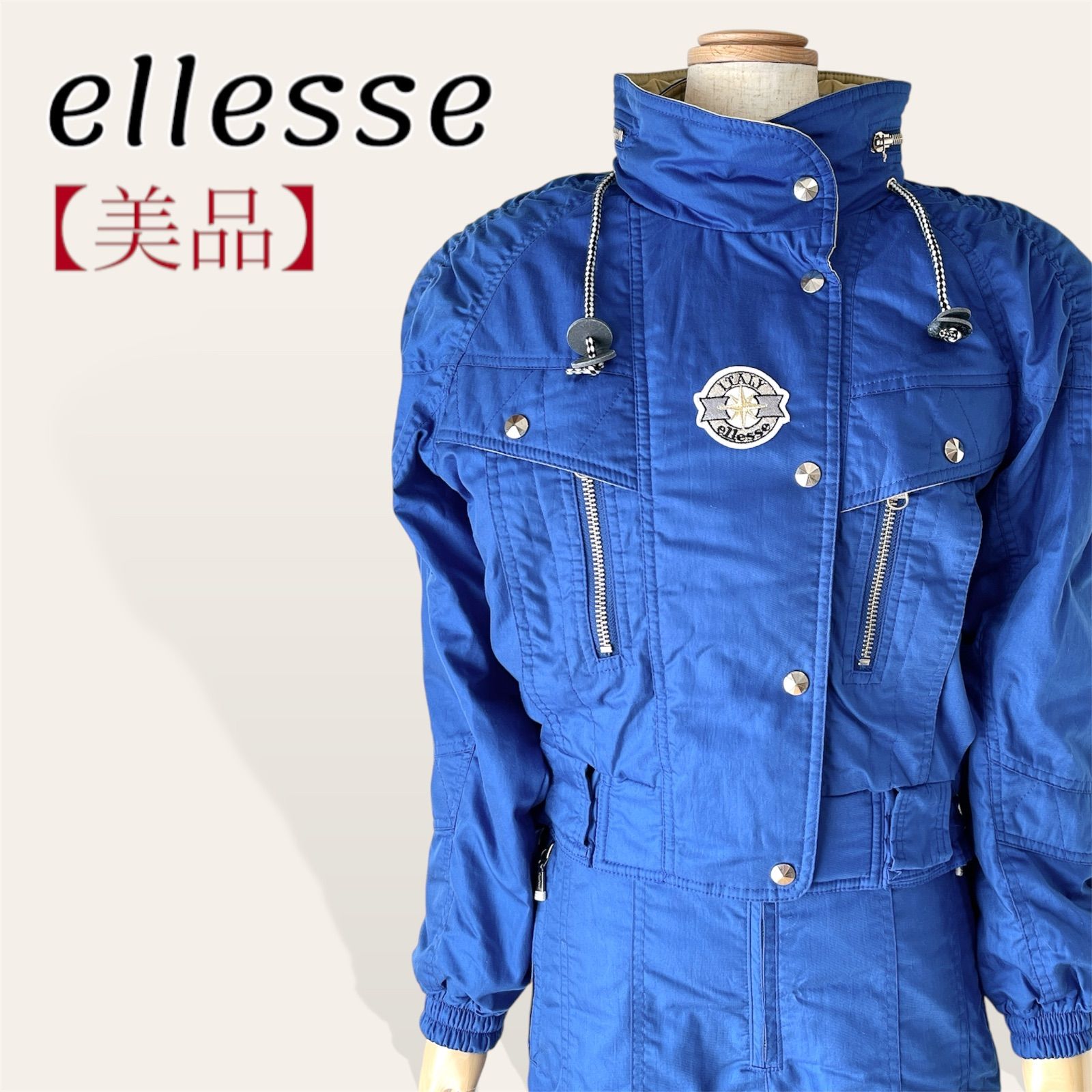 ❤️美品 エレッセ ellesse スキーウエア ジャンプスーツ ノースリーブ
