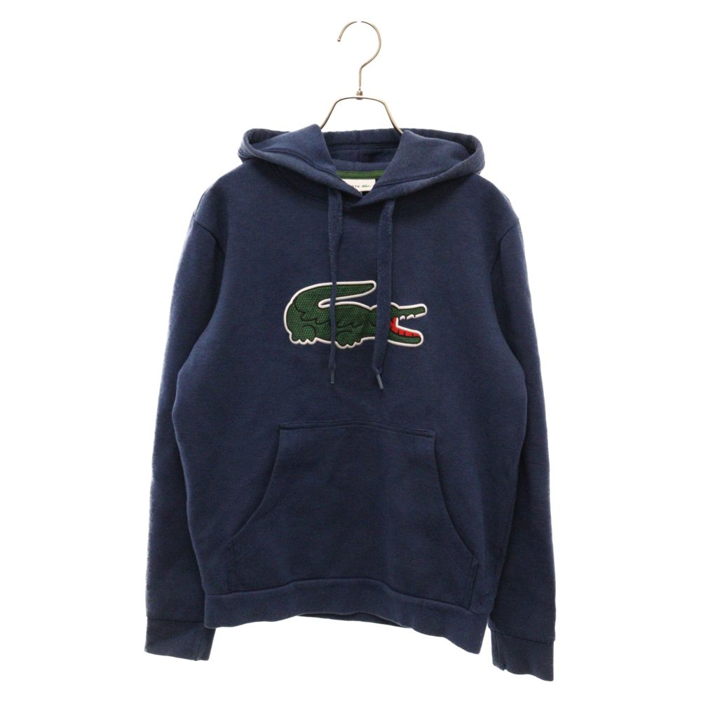 LACOSTE 刺繍ロゴ パーカー LACOSTE - 3703コムドットゆうた着用