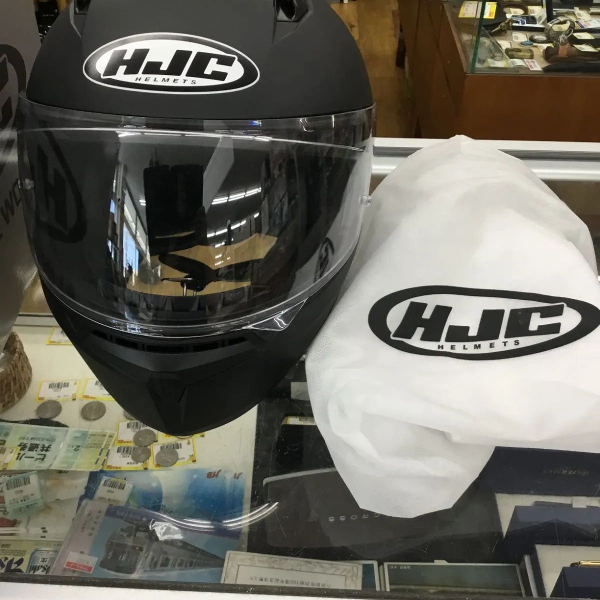 ヘルメット HJC C10 ソリッド Lサイズ 黒 エキスパート藤沢辻堂店