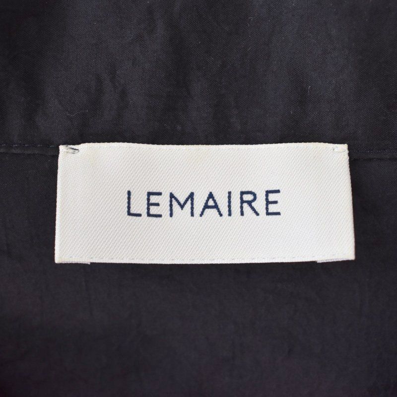 ルメール LEMAIRE ドライシルクシャツ 長袖 46 グレー SH1027 LF208